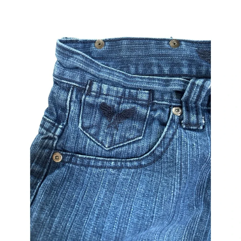 Avirex Youth Jeans Back Packet Decal Medium Wash Jeans Casual Size 16‎
